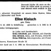 Tichy elise 1888-1985 Todesanzeige